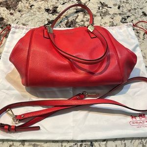 Coral Coach Bag.